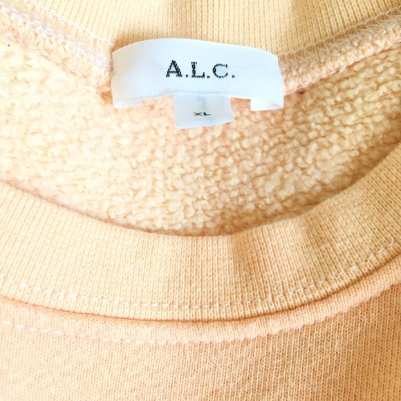 A.L.C Puff Sleeve Sweatshirt Pullover Size XL - Picture 5 of 5